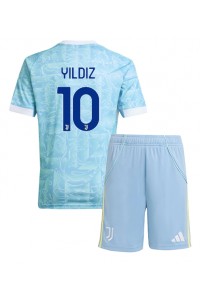 Juventus Kenan Yildiz #10 Babytruitje Uit tenue Kind 2025-26 Korte Mouw (+ Korte broeken)